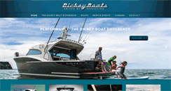 Desktop Screenshot of dickeyboats.com