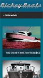Mobile Screenshot of dickeyboats.com