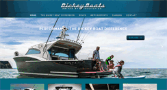 Desktop Screenshot of dickeyboats.co.nz