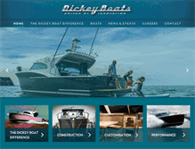 Tablet Screenshot of dickeyboats.co.nz